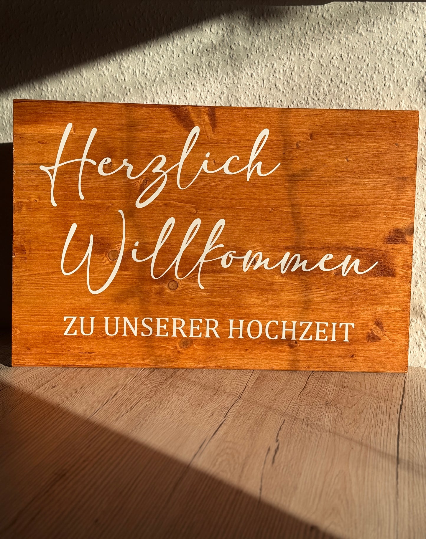 Holzschild