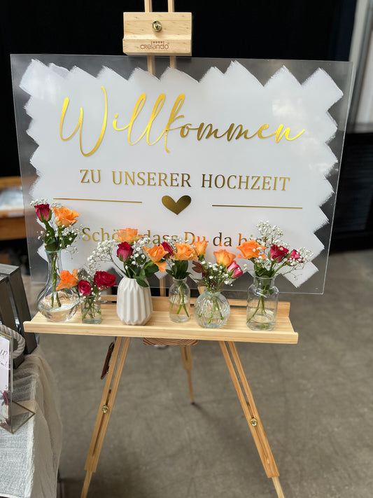 Willkommensschild